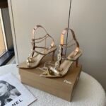 Crystal Chain Strap High Heels - C0068