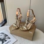 Crystal Chain Strap High Heels - C0068