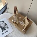 Crystal Chain Strap High Heels - C0068