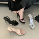 Elegant Bow-Tie Slingback Heels - NN045